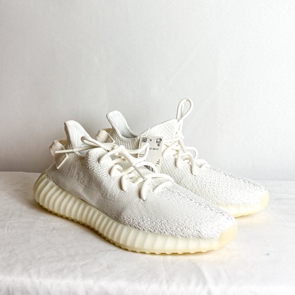🆕 Adidas Yeezy Boost 350 V2 'Cream White / Triple White' Size 9.5 - Picture 2 of 11